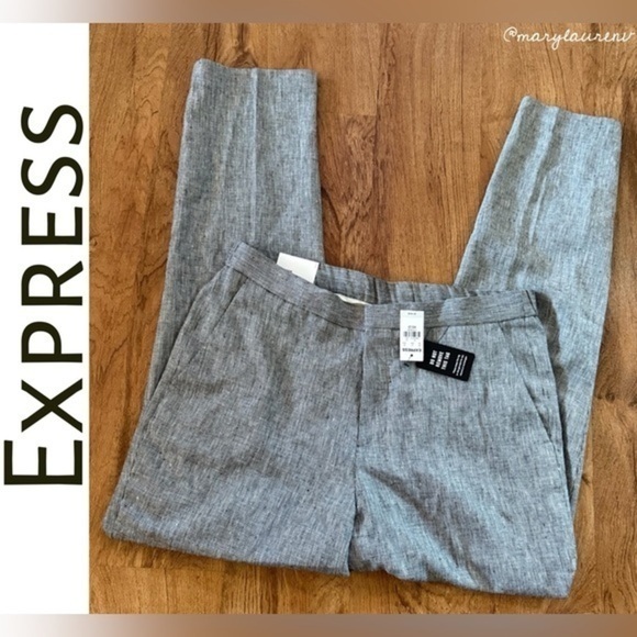 Express Other - Men’s Express Gray Chinos Slim Fit Tapered NEW 32x32
